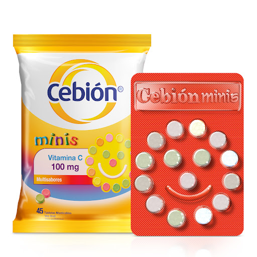 CEBION MINIS VITAMINA C 100MG TAB MASTICABLE X 45